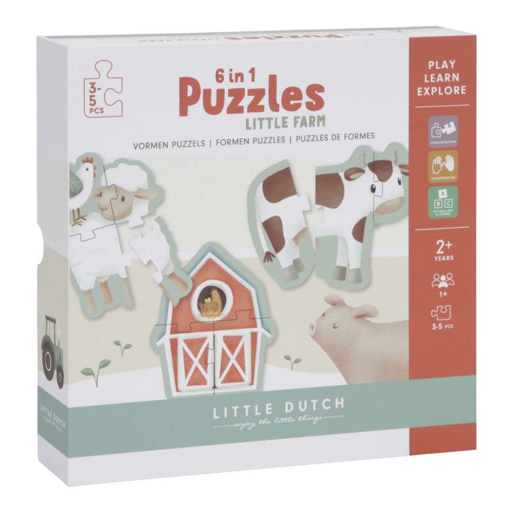 Παιδικό Puzzle Little Farm 2/Little Dutch