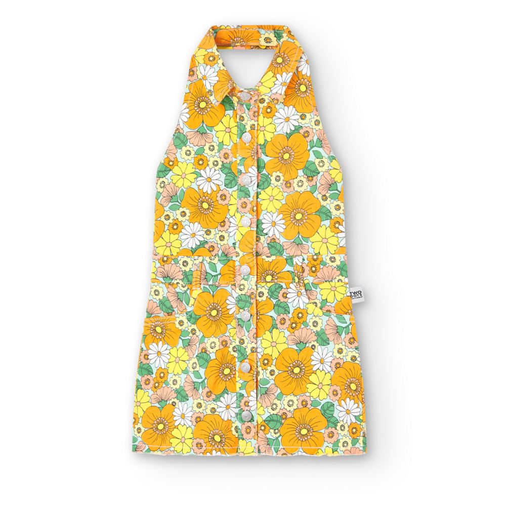 Φόρεμα σεμιζιέ εξώπλατο floral/Boboli