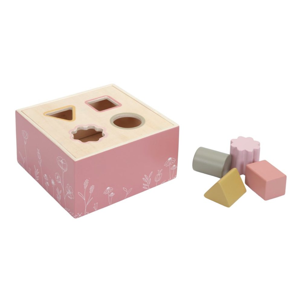Ξύλινο παιχνίδι ταξινόμησης σχημάτων pink/Little dutch