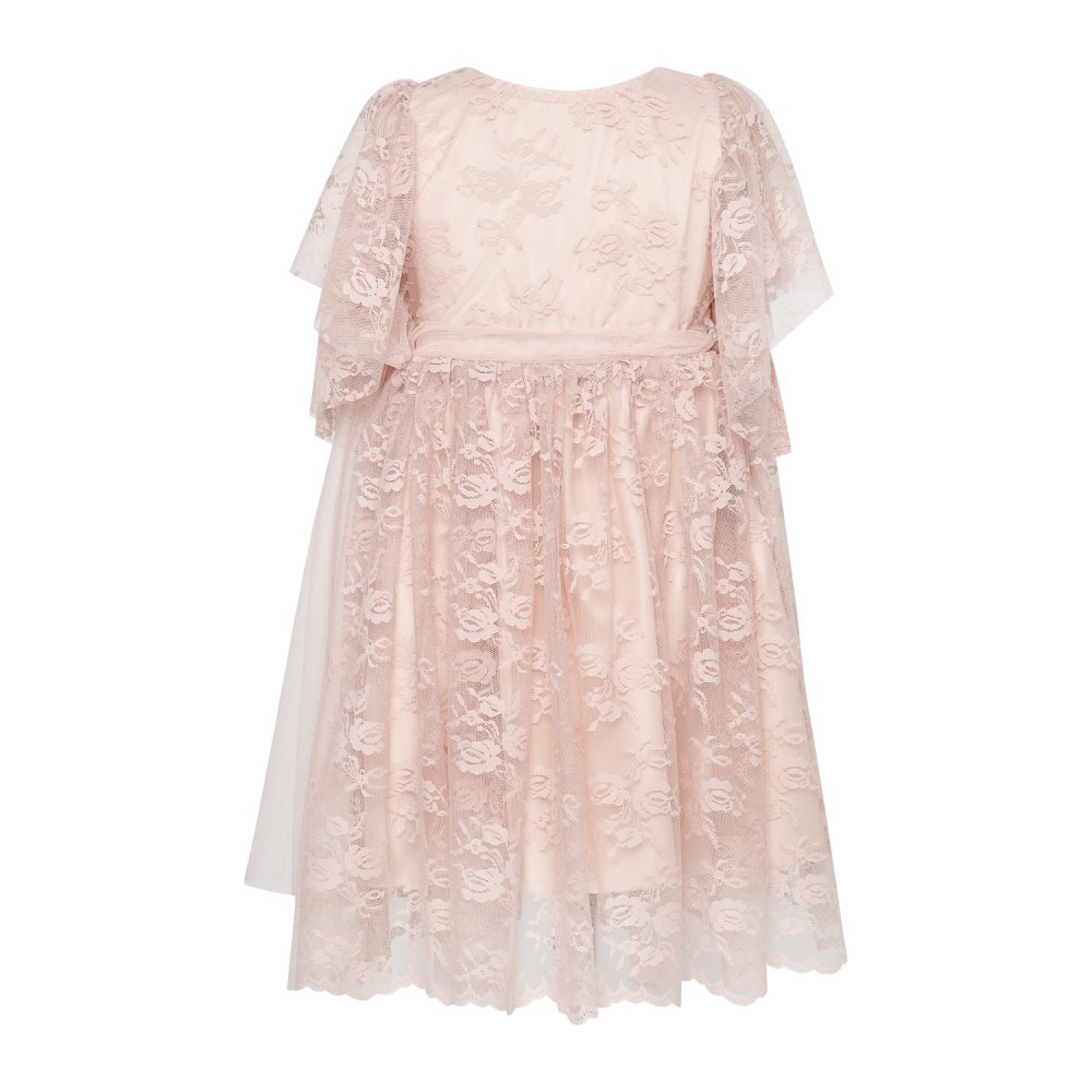 Φόρεμα βρεφικό Magnolia Pink Lace Dress/ Two In A Castle